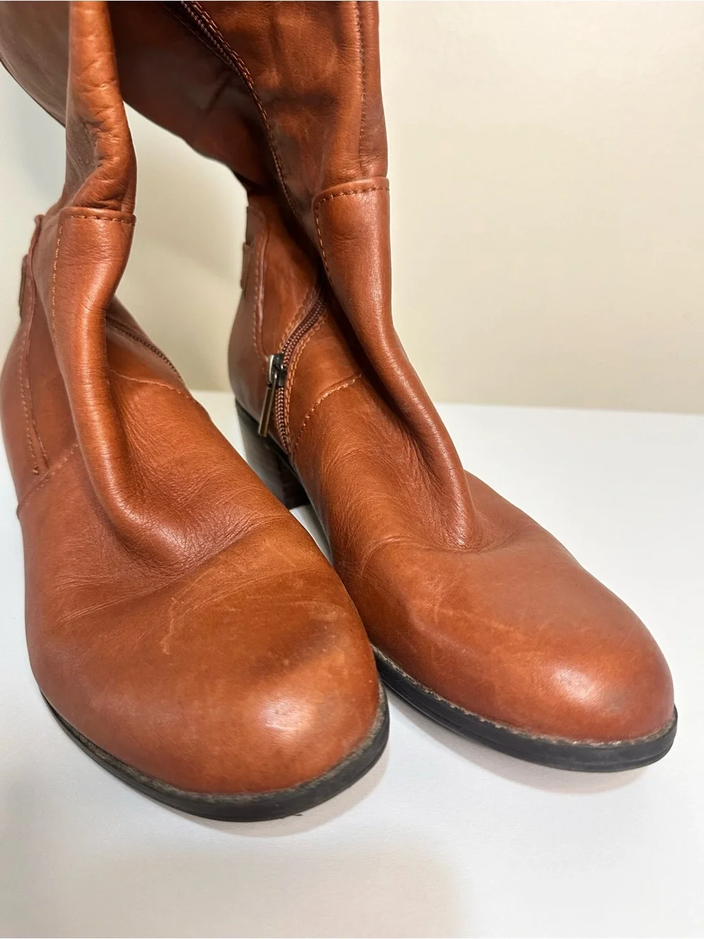 Bandolino Cognac Brown Over-The-Knee Riding Boots